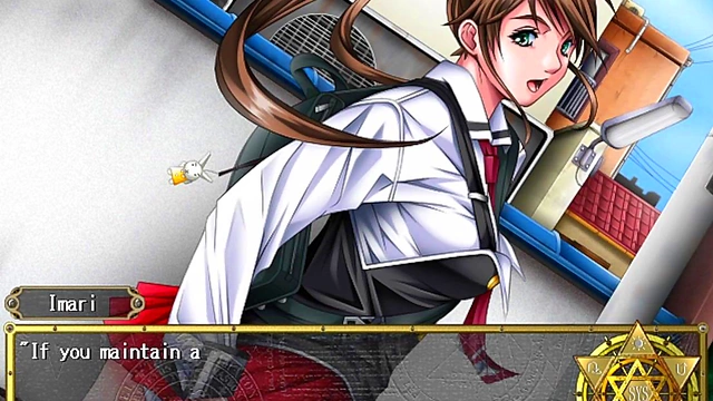 Busty Anime Babe Seduces in Bible Black The Infection Visual Novel Playthrough Pt1