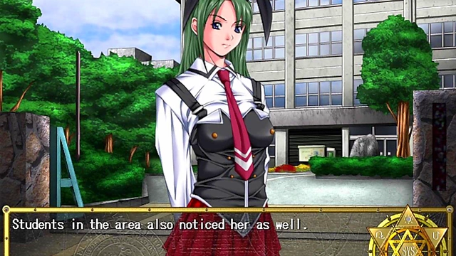 Busty Anime Babe Seduces in Bible Black The Infection Visual Novel Playthrough Pt1