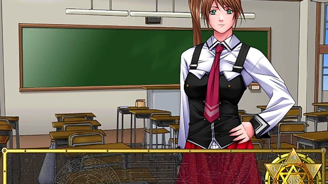 Busty Anime Babe Seduces in Bible Black The Infection Visual Novel Playthrough Pt1