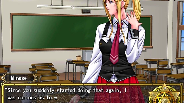 Busty Anime Babe Seduces in Bible Black The Infection Visual Novel Playthrough Pt1