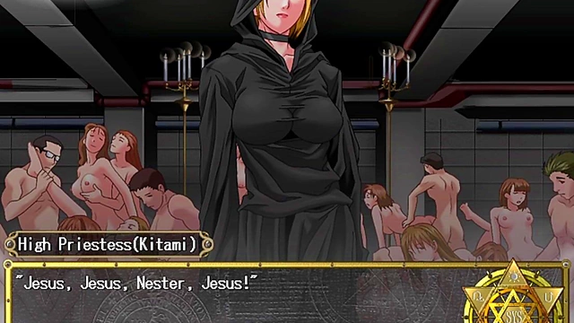 Busty Anime Babe Seduces in Bible Black The Infection Visual Novel Playthrough Pt1