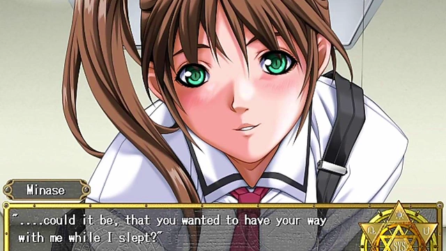 Busty Anime Babe Seduces in Bible Black The Infection Visual Novel Playthrough Pt1