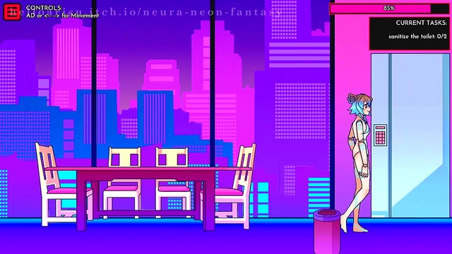 Cute Anime Chick Enjoys Erotic NEURA –NEON Fantasy Day 3