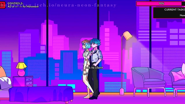 Cute Anime Chick Enjoys Erotic NEURA –NEON Fantasy Day 3
