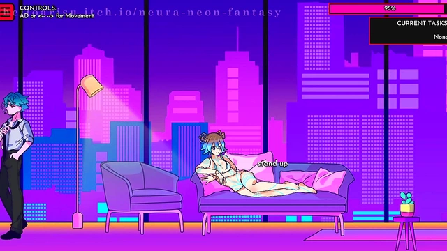 Cute Anime Chick Enjoys Erotic NEURA –NEON Fantasy Day 3