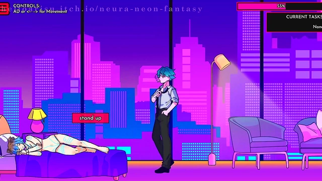 Cute Anime Chick Enjoys Erotic NEURA –NEON Fantasy Day 3