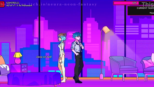 Cute Anime Chick Enjoys Erotic NEURA –NEON Fantasy Day 3