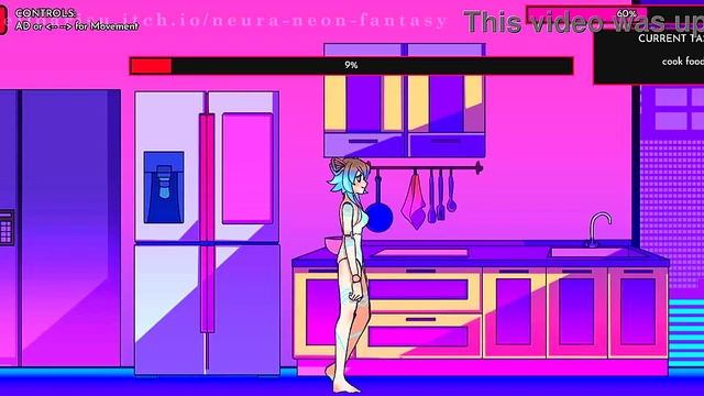 Cute Anime Chick Enjoys Erotic NEURA –NEON Fantasy Day 3