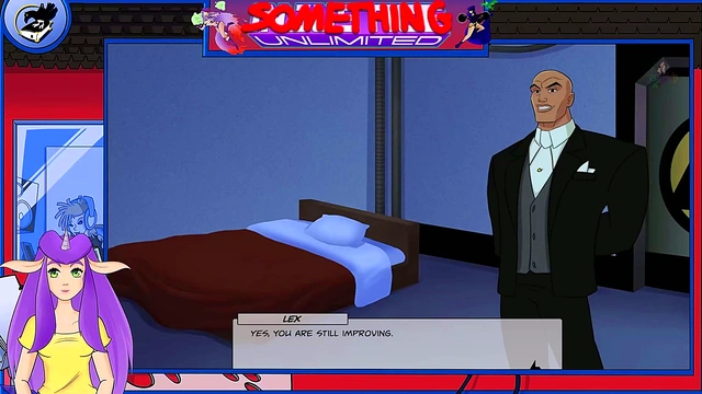 Blonde Super-Heroine Fucks Lex Luthor in Steamy Hentai Justice League Anime