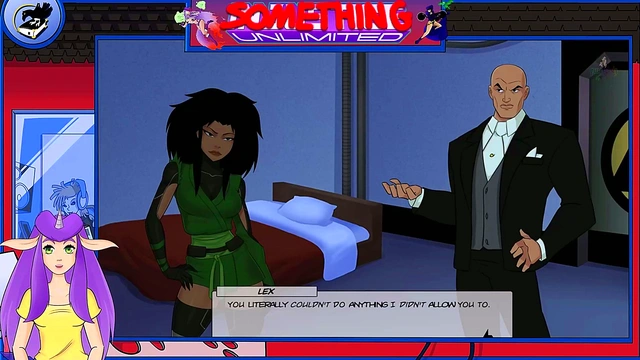 Blonde Super-Heroine Fucks Lex Luthor in Steamy Hentai Justice League Anime