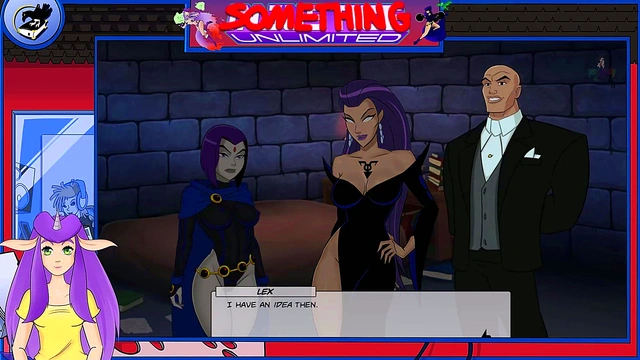 Blonde Super-Heroine Fucks Lex Luthor in Steamy Hentai Justice League Anime