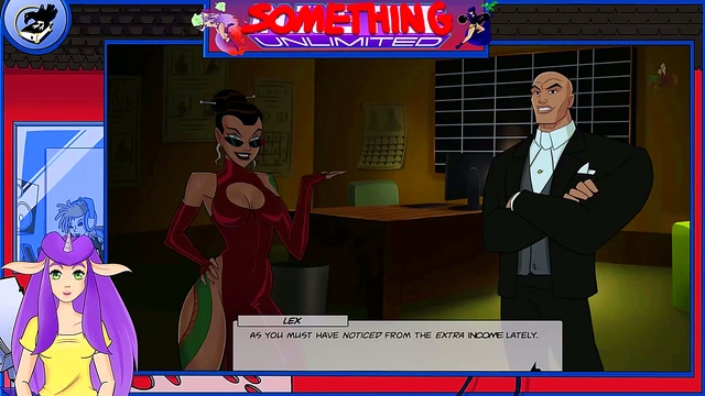 Blonde Super-Heroine Fucks Lex Luthor in Steamy Hentai Justice League Anime