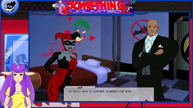 Blonde Super-Heroine Fucks Lex Luthor in Steamy Hentai Justice League Anime