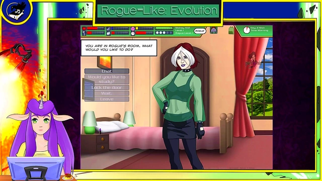 Hot X-Men Anime Rogue Enjoys Big Dick In Shower For Pussy Pleasure