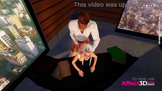 Blonde Futa Fantasizes Hardcore Office Sex With Big Tits & Futanari Action