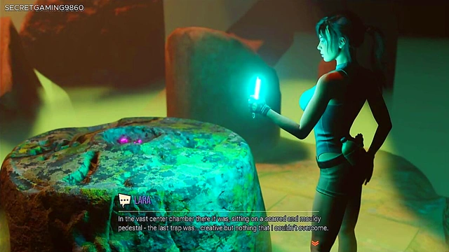 Lara Explores Cave in Threesome Then Gets Fucked by Demon with Huge Cock