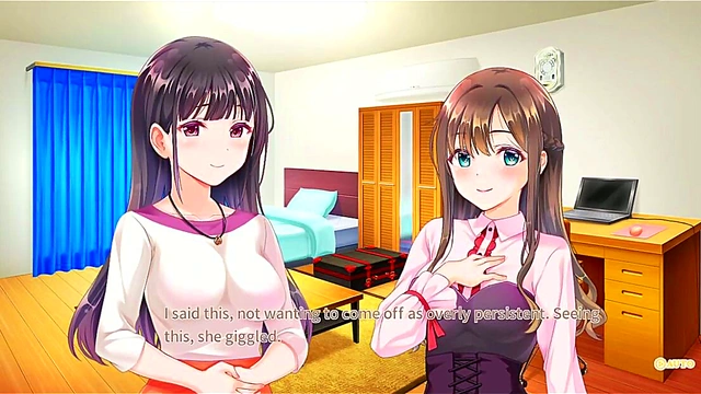 Sweet First Kiss – Anime Couple's Tender Moment Turns Erotic