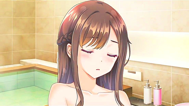 Sweet First Kiss – Anime Couple's Tender Moment Turns Erotic