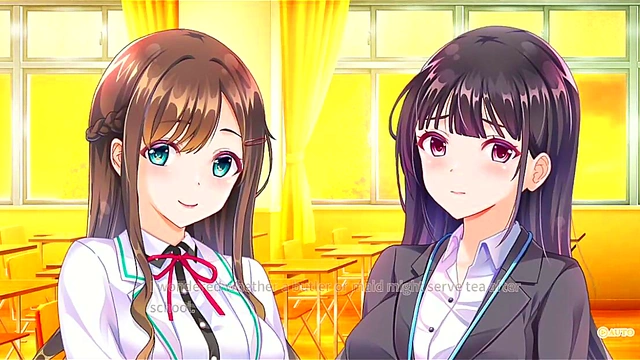 Sweet First Kiss – Anime Couple's Tender Moment Turns Erotic