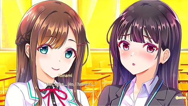 Sweet First Kiss – Anime Couple's Tender Moment Turns Erotic