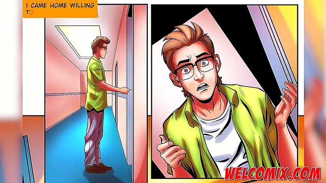 Nerd Stallion Fucks Hot Maid At Breakfast For steamy Hentai Action