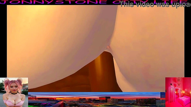 JonnyStone Meets Pink-Haired Babe for Steamy Interracial 3D Anime Fun