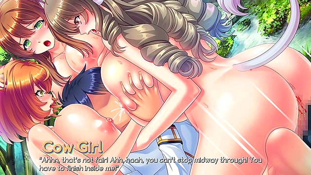 Fucking Monster Girl By The River In Epic Anime Adventure