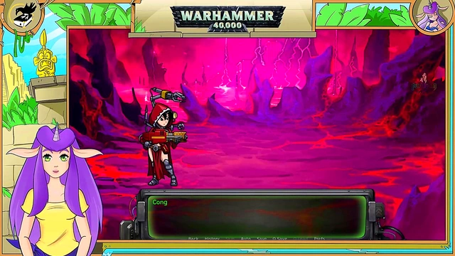 Brunette Warhammer 40k Inquisitor Trains Orcs With Small Tits & Big Boobs ASMR