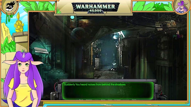 Brunette Warhammer 40k Inquisitor Trains Orcs With Small Tits & Big Boobs ASMR