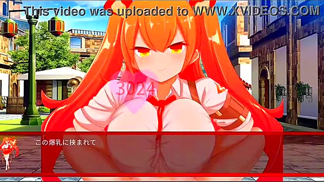 Horny Hentai Babe Enjoys Intense Titty Fuck Session