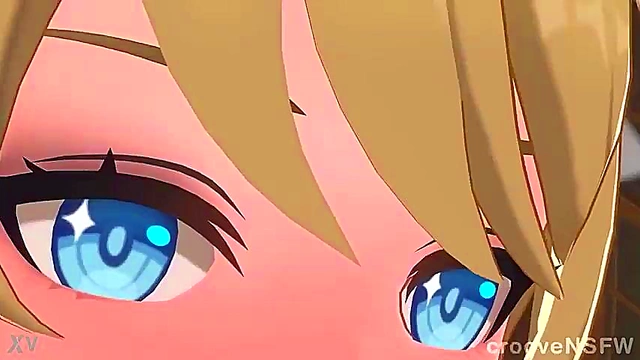 Blonde Hentai Babe With Big Tits Rides Dick For Creamy Cumshot