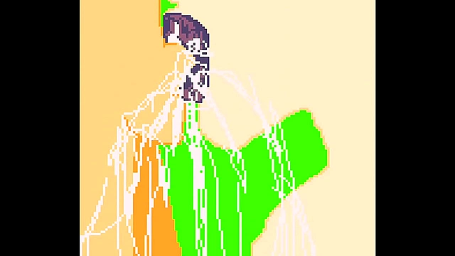 Pixel Art Hentai Babe Sucks Big Dick For Juicy Blowjob Feast