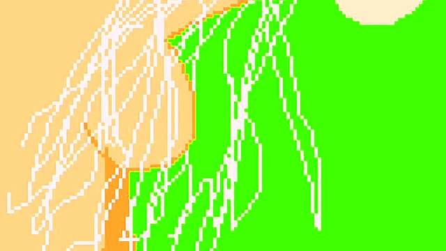 Pixel Art Hentai Babe Sucks Big Dick For Juicy Blowjob Feast