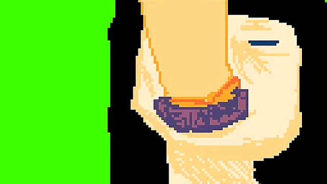 Pixel Art Hentai Babe Sucks Big Dick For Juicy Blowjob Feast