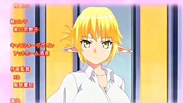 Hentai Teen Gets Fucked By Stairs in Public Threesome for Creampie Action