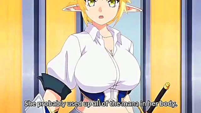 Hentai Teen Gets Fucked By Stairs in Public Threesome for Creampie Action