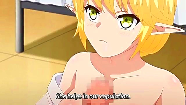 Hentai Teen Gets Fucked By Stairs in Public Threesome for Creampie Action