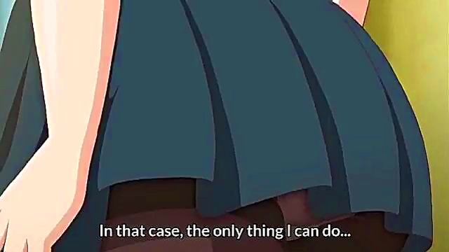 Hentai Teen Gets Fucked By Stairs in Public Threesome for Creampie Action