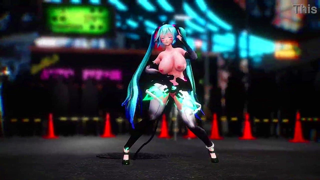 Horny Miku Rides Donut Hole for Ecstatic Hentai Pleasure