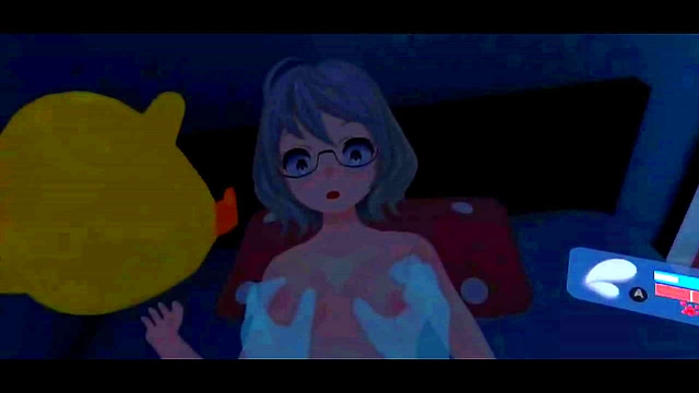 VR Kanojo Game POV – Oyasumi Etchi With Your Virtual Honey