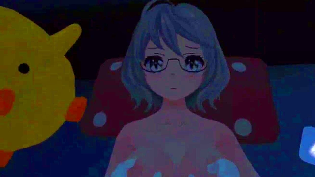VR Kanojo Game POV – Oyasumi Etchi With Your Virtual Honey