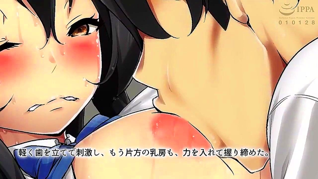 Alone With The Boss’s Daughter – Intense Hentai Blowjob Session At Home