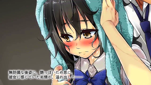 Alone With The Boss’s Daughter – Intense Hentai Blowjob Session At Home