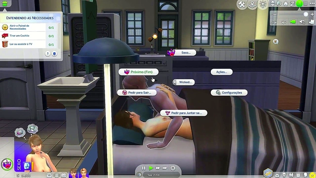 Naughty Girlfriend Seduces Sleeping Boyfriend With Busty Anime Action