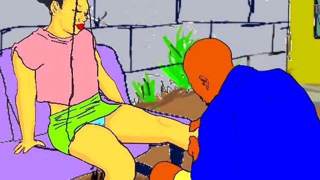 Lonely African Babe Gets Fucked By Local Nailcutter In Animated Hentai Action