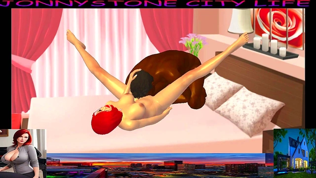 Redheaded Boss Chick Gets Pounded by Jonny Stone in Steamy 3D Anime Scene