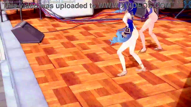 Hentai 3D Genshin Impact Girls Engage in Steamy MMD Medley Action