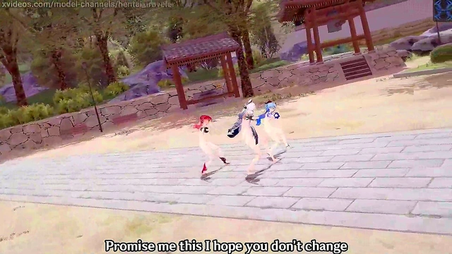 Hentai 3D Genshin Impact Girls Engage in Steamy MMD Medley Action