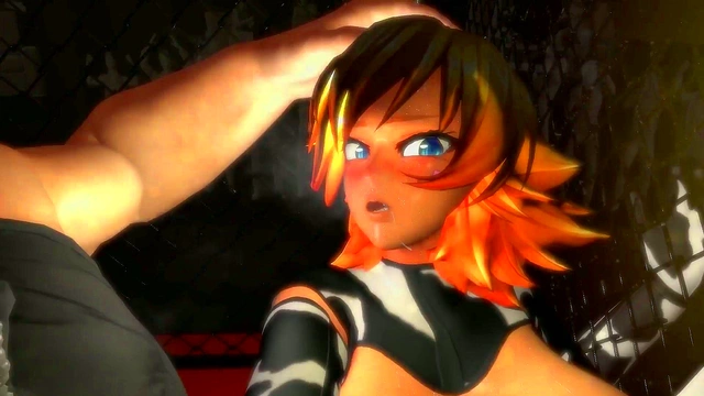 Curvy Anime Beauty Gets Pounded Hard Against the Cage for Anal Ecstasy