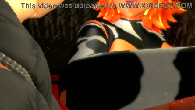 Curvy Anime Beauty Gets Pounded Hard Against the Cage for Anal Ecstasy